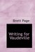 Writing for Vaudeville by Brett Page