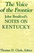 The Voice of the Frontier by John Bradford The Voice of the Frontier by John Bradford