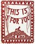 This Is for You (Hardcover)