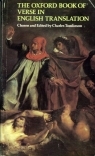 The Oxford Book of Verse in English Translation by Charles Tomlinson The Oxford Book of Verse in English Translation by Charles Tomlinson