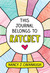 This Journal Belongs to Ratchet