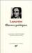 Lamartine : Oeuvres poétiqu...