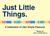 Just Little Things by Nancy Vu