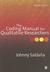 The Coding Manual for Qualitative Researchers by Johnny Saldana