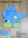Knitting Pattern- KP286 - Baby Scene Jacket - 0-3 , 3-6mths - UK Terminology