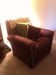 My favorite reading spot is my purple chair in my home office! I do my best reading in comfy oversized chairs. Lisa