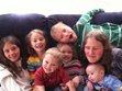 Here's a picture of my son Dougie and wife Gina's seven kids.  They're coming to stay next week.  He's a scientist (PhD Physics) who lives in Los Alamos, NM.  