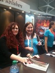 Here is Melissa Marr with Jody at her in-booth signing.