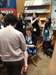 Libba Bray signing at the BEA 2012.
