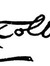 Signature of J.R.R.Tolkien