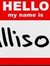 Allison...