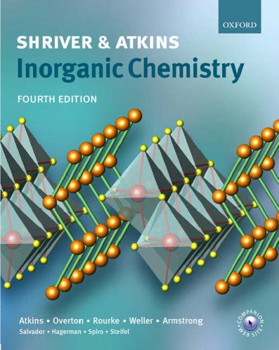 Shriver & Atkins Inorganic Chemistry Peter Atkins Shriver & Atkins Inorganic Chemistry Peter Atkins