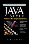 Essential Java Style: Patterns for Implementation Essential Java Style: Patterns for Implementation