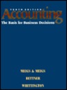 Accounting, the Basis for Business Decisions