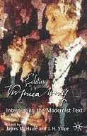 Editing Virginia Woolf James M. Haule Editing Virginia Woolf James M. Haule