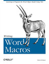 Writing Word Macros Writing Word Macros