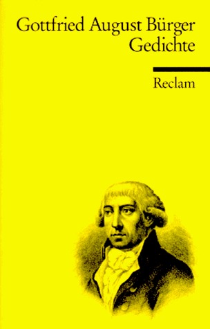 Gedichte Gottfried August Bürger Gedichte Gottfried August Bürger