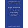 Sciences des données : De la logique du premier ordre à la Toile Sciences des données : De la logique du premier ordre à la Toile