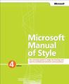 Microsoft Manual of Style Microsoft Manual of Style