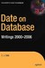 Date on Database: Writings 2000-2006