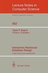 Interactive Relational Database Design: A Logic Programming Implementation
