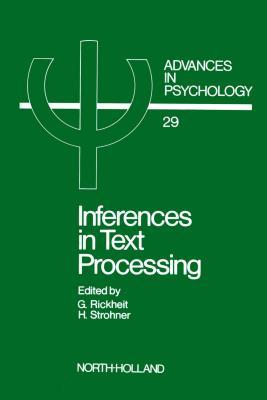 Inferences in Text Processing G. Rickheit Inferences in Text Processing G. Rickheit