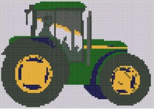 Tractor Cross Stitch Pattern NOT A BOOK Tractor Cross Stitch Pattern NOT A BOOK