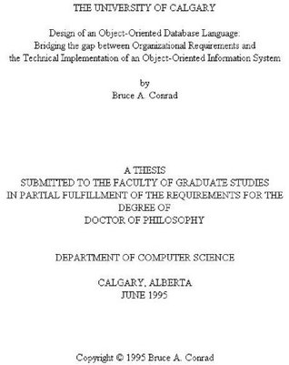 Design of an Object-Oriented Database Language