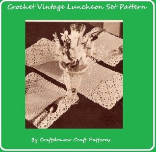 Crochet Luncheon Set Pattern - Vintage Crochet Patterns for Placemats and Center Runner Mat Craftdrawer Craft Patterns Crochet Luncheon Set Pattern - Vintage Crochet Patterns for Placemats and Center Runner Mat Craftdrawer Craft Patterns