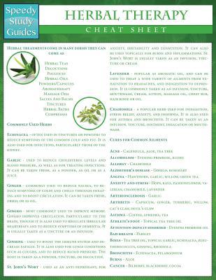 Herbal Therapy Cheat Sheet LLC Speedy Publishing Herbal Therapy Cheat Sheet LLC Speedy Publishing