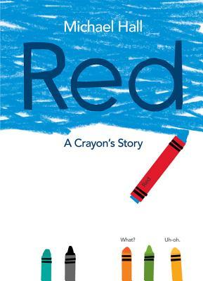 Red crayon picture book