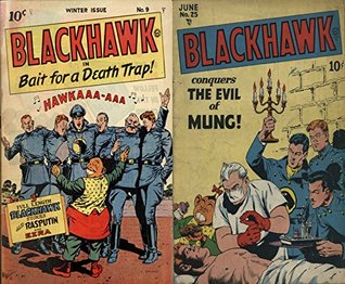 Black Hawk. Issues 9 and 25. With Rasputin and Ezra. Features the Evil of Mung and Bait for a death trap, Golden Age Digital Comics Military and War. Golden Age Military and War Comics Black Hawk. Issues 9 and 25. With Rasputin and Ezra. Features the Evil of Mung and Bait for a death trap, Golden Age Digital Comics Military and War. Golden Age Military and War Comics