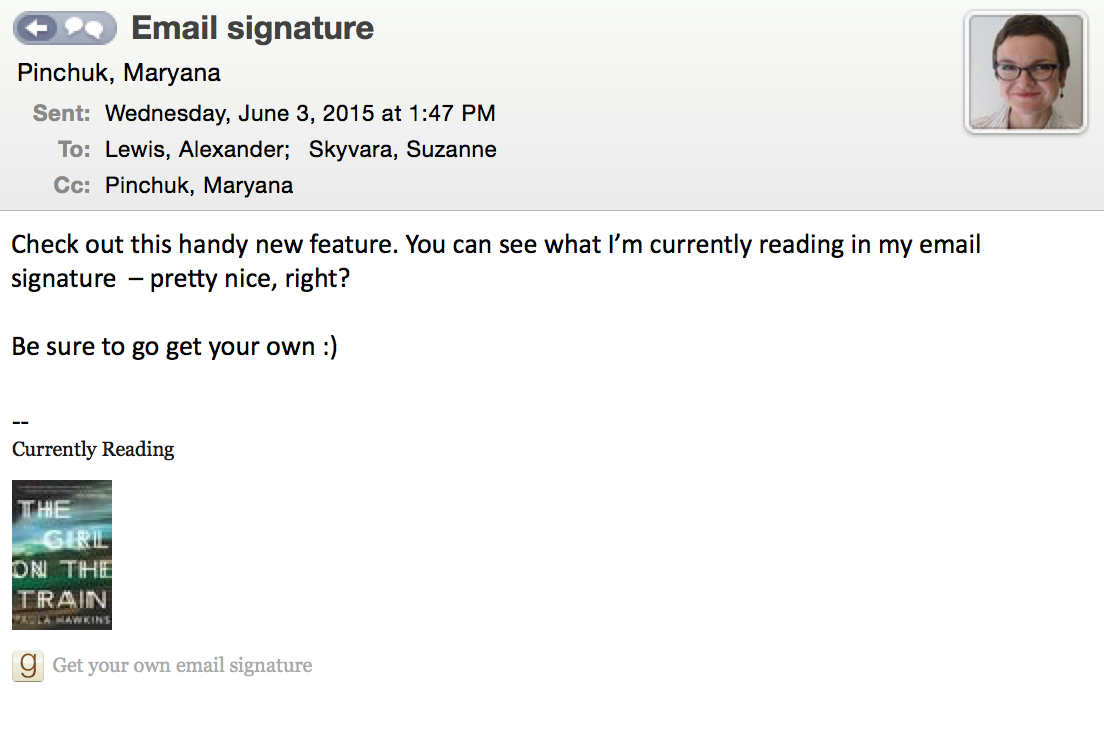 goodreads blog post get a goodreads email signature awesome email signatures
