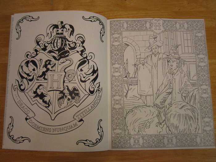Harry Potter Coloring Book – Scholastic Paperback, 96 Pages, Good Condition